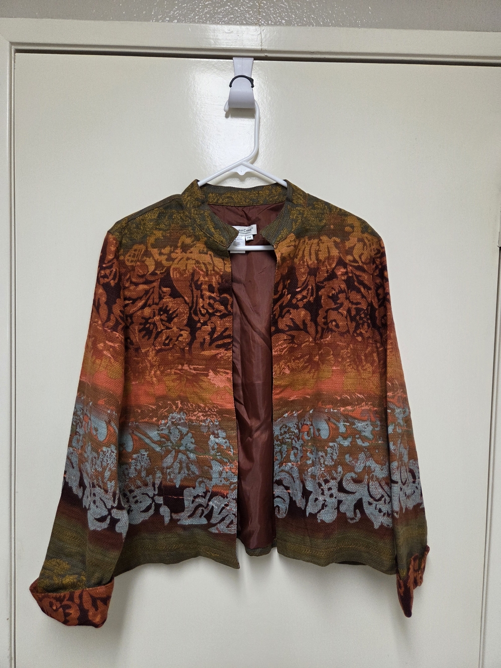 Vintage 90s Coldwater Creek Multicolor tapestry jacket Size Medium